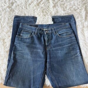 Gucci Dark Blue Straight Leg Jeans